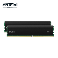 美光Micron Crucial PRO DDR4 3200/32G(16G*2)雙通道RAM 原生顆粒/電競黑/支援XMP超頻功能