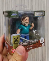 mainan anak action figure mini craft jada metalfigs minecraft mine craft movie koleksi figure steve