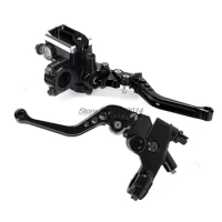 Motorcycle CNC 7/8 22mm Clutch lever Brake lever with cylinder for Husqvarna Te 250 600 Hornet Brembo Master Cylinder Crf230