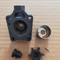 Free shipping outboard motor spare part water pump impeller pump bowl gland for Hangkai 2 stroke 5-6 hp gasoline boat engine
