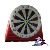 Pvc Inflatable Football Dart Board Game Inflatable Soccer Darts Board Single Sides For Outdoor Party Sport Playing