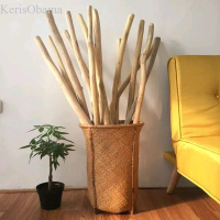 KerisObama Ranting Kayu Dekorasi Premium Kupas Halus Bersih Panjang 50 cm untuk Interior Rumah
