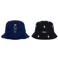 【RALPH LAUREN】RL POLO 經典刺繡漁夫帽-多色組合(平輸品)