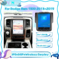 Android Car Radio For Dodge Ram 1500 2013-2019 Snapdragon Auto Stereo GPS Navigation Multimedia Player 4G WIFI Carplay Unit 2Din