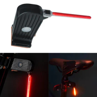Bike Tail Light Rechargeable USB Bicycle Rear Cycling Lights Photon Drop Light Cycling Tail Light LED Headlight Rear Lamps