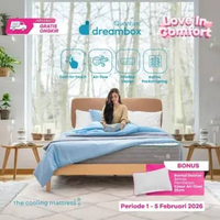 Quantum Dreambox Kasur Dingin Air-Cool 25cm / Cooling Mattress & Kasur Vakum 180 x 200