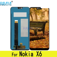 5.8" X6 LCD For Nokia 6.1 Plus LCD Display Touch Screen Digitizer Assembly Replacement For Nokia 6.1 Plus / X6