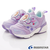★日本月星Moonstar機能童鞋迪士尼聯名系列寬楦蘇菲亞公主運動鞋款12401紫(中小童段)