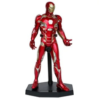 Hot Toys Doll Model Marvel The Avengers Anime Figures Iron Man MK46 Action Figure MK45 Car Decoration Figurine Collect Fans Gift