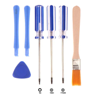 7 Pcs/set untuk Xbox One 360 PS3 PS4 PS5 siri pemacu skru Torx T6 T8 T10 pembungkusan skru