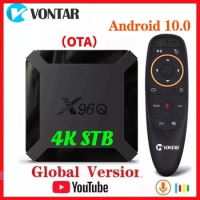 Vontar X96Q Android 10 Smart TV BOX Android 10.0 Allwinner H313 TVBOX Media Player Quad Core Wifi Youtube Update From X96 Mini