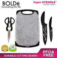 Bolde BOLDe Super Utensil Cutting Board Set 3+1 - Hitam