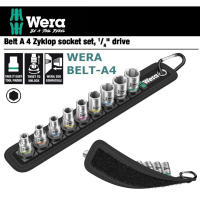 【Wera】二分套筒9件組-附插座收納帶(WERA BELT-A4)
