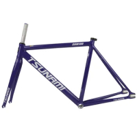 TSUNAMI SNM100 Aluminum Alloy Fixed Gear Bike Frame Bicycle Alloy Frame together with Rigid Front Fo