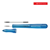 【PB SWISS TOOLS】筆型可換頭精密起子十字 -00號 -藍色 PB-168.00 BLUE PH00十字及0