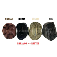 Stepnosing karet / Karet Tangga /Lis pengaman Tangga -4 Meter - Hitam