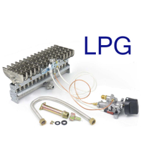 LPG Liquid Gas Spark Assembly Igniter สวิตช์อิเล็กทรอนิกส์พร้อม Flameout Protection 50ซม. ท่อไอดี T-