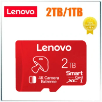 Lenovo Micro Memory SD Card V30 U3 128GB 32GB SD Card SD/TF Flash Card 2TB 1TB Class 10 Memory Card For Phone Sd Adapter Gift