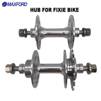 Maxford จักรยาน fixie HUB อลูมิเนียม HUB freewheel ปิดผนึกแบริ่ง32H FIXED GEAR Tracks Go to cycling Parts