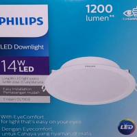 PHILIPS Downlight LED ERIDANI G2 DL190B 14WATT 14W D150 - PUTIH/6500K dengan EyeComfort untuk Cahaya