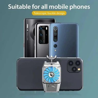 TaffGO Fan Cooler HP Gaming - Mencegah Smartphone Panas Saat Gaming, Koneksi USB IH Hitam