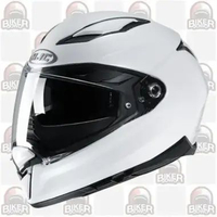 HJC F70 Fullface Helmet Flat Black - White - Deathstroke WHITE 2XL