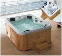 【麗室衛浴】BATHTUB WORLD 獨家擁有 豪華按摩浴缸 G-8002 多種出水按摩方式 2120*1800*850mm