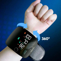 【5 Years Warranty】New LED Rechargeable Digital Wrist Blood Pressure Monitor Sphygmomanometer Tonomet