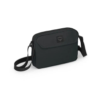 【Osprey】Aoede Crossbody Bag 超輕多功能隨身斜背包 黑色(側背包 隨身包 旅行小包)