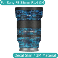 For Sony FE 35mm F1.4 GM Decal Skin Camera Lens Sticker Vinyl Wrap Anti-Scratch Film FE35 FE35mm 35 1.4 F/1.4 GM SEL35F14GM