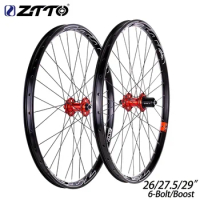 ZTTO MTB Bike Wheelset 26 27.5 29 32Holes Disc Brake MTB Bicycle AM Enduro DH Wheelset 148 Boost Center Lock 142 Thru Axle 135QR