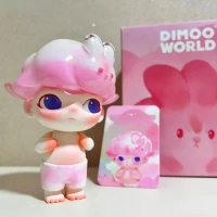 Bunny Dimoo Pink Sakura Jelly Rabbit Ears Big Size 13cm Figure Doll Cute Boy Designer Collection Artistic Appreciation