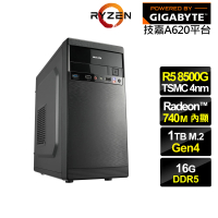 【技嘉平台】R5六核{冰風暴GN02C}文書機(R5-8500G/A620/16G/1TB)