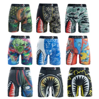 Men Underwear Boxers Sexy Men's Pantie Lingerie Plus Size XXXL Mens Boxershorts Funny Print Seamless Man Underpants Trunks