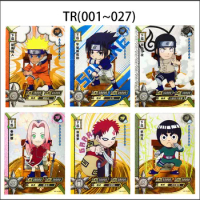 KAYOU Anime NARUTO TR 1-27 Transparent Cards Uzumaki Naruto Haruno Sakura Uchiha Sasuke Jiraiya Gaara Game Card Collectible