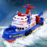 MamaKiddo Baby Care Kids Toy Water Gun Boat Children Bath Tub Water Play Toys With Light Ship Fire E