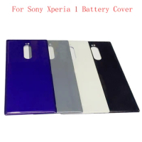Original Rear Door Housing Case Battery Cover For Sony Xperia 1 XZ4 Back Glass Cover with Logo