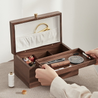 針線盒家用高檔多功能實用縫紉工具套裝收納盒針線包結婚嫁妝便攜