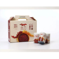 【屏東縣農會】紅藜紅豆粥禮盒X2盒(250gX12瓶/盒)