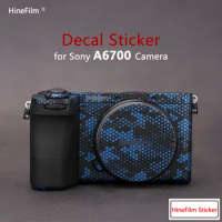 A6700 Camera Sticker Premium Decal Skin for Sony Alpha 6700 Camera Skin Decal Protector Anti-scratch Cover Film Sticker