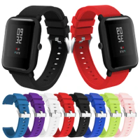 20mm Silicone Strap for Huami Amazfit Bip Lite Bip U/S GTS 4/3/2 Replacement Watch Band for Samsung Gear Sport/S2 Classic