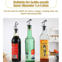 2/3PCS Stopper Bottle Cap Distributor Wine Pourer Sauce Nozzle Liquor Leak-proof Stopper Bottle Stopper Sprayer Wine Lock