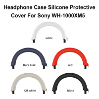 Headphone Case Headphone Protective Case Silicone Headset Headbeam Sleeve Earpad Covers for Sony WH-1000XM5 Headphones
