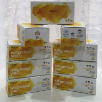 Masker Medis 3ply 3lapis 3 ply MERK UNNA penutup wajah bukan sensi 3m