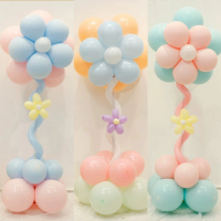 派對佈置畢業花朵氣球立柱1組(生日氣球 派對布置 兒童節 畢業 教室 裝飾 布置)