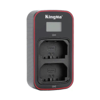 KingMa NP-FZ100 Battery USB LCD Dual Charger For Sony ILCE-9 A7C A7R5 A7R4 A7M4 A7RM4 A7M3 A9 A73 7RM3 A7R3 A6600 NP FZ100