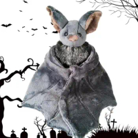 Halloween Bat Plush Toys Soft Stuffed Animal Mainan Boneka Kelelawar Besar Untuk Boneka Bulu Hewan Lembut Bantal Hewan Cute Anak