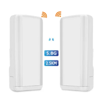 2 Pcs Wireless WiFi Bridge Outdoor CPE Router wifi 4g 5.8ghz 450Mbps Repetidor wifi Extender 5ghz Long Range Access Point