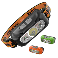 Smart Sensor USB Rechargeable Sensor Headlamp LED Night Fishing Head-Mounted Strong Light Night Runn