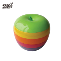 【Treewalk露遊】創意多層蘋果糖果盒 糖果盒 五層年節喜慶 點心蛋糕盤 乾果盤 二款圖樣